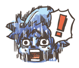 Dolphin MAN Happy partner sticker #9062401