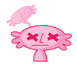 Cute Ambystoma mexicanum sticker #9062668