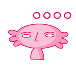 Cute Ambystoma mexicanum sticker #9062682