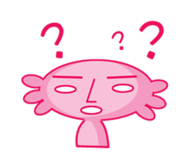 Cute Ambystoma mexicanum sticker #9062686