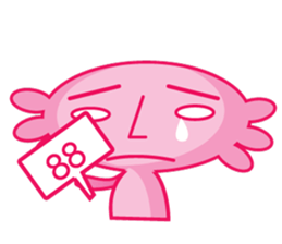 Cute Ambystoma mexicanum sticker #9062687