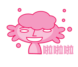 Cute Ambystoma mexicanum sticker #9062688