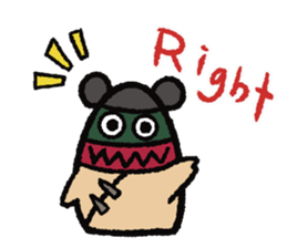 Punching Bag! Panda , bear or other...? sticker #9062777