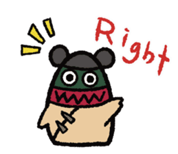 Punching Bag! Panda , bear or other...? sticker #9062777