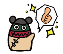 Punching Bag! Panda , bear or other...? sticker #9062780