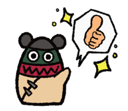 Punching Bag! Panda , bear or other...? sticker #9062780