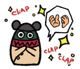 Punching Bag! Panda , bear or other...? sticker #9062781