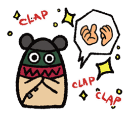 Punching Bag! Panda , bear or other...? sticker #9062781