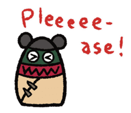 Punching Bag! Panda , bear or other...? sticker #9062782