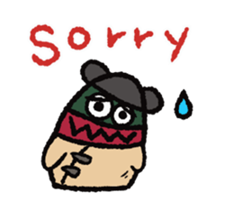 Punching Bag! Panda , bear or other...? sticker #9062786