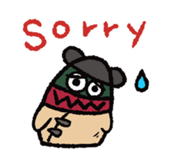 Punching Bag! Panda , bear or other...? sticker #9062786