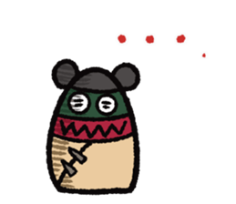 Punching Bag! Panda , bear or other...? sticker #9062789