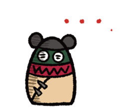 Punching Bag! Panda , bear or other...? sticker #9062789