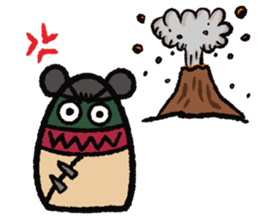 Punching Bag! Panda , bear or other...? sticker #9062793