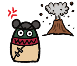 Punching Bag! Panda , bear or other...? sticker #9062793