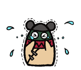 Punching Bag! Panda , bear or other...? sticker #9062794