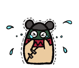 Punching Bag! Panda , bear or other...? sticker #9062794