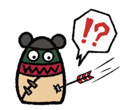 Punching Bag! Panda , bear or other...? sticker #9062796