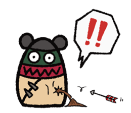 Punching Bag! Panda , bear or other...? sticker #9062797