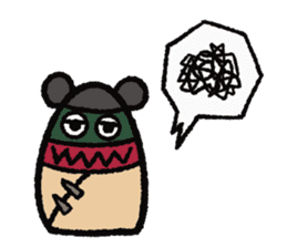 Punching Bag! Panda , bear or other...? sticker #9062798