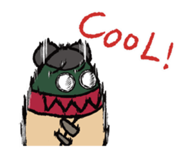 Punching Bag! Panda , bear or other...? sticker #9062800