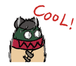 Punching Bag! Panda , bear or other...? sticker #9062800