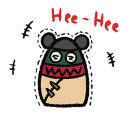 Punching Bag! Panda , bear or other...? sticker #9062802