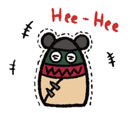 Punching Bag! Panda , bear or other...? sticker #9062802