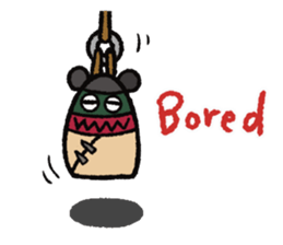 Punching Bag! Panda , bear or other...? sticker #9062808