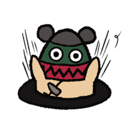 Punching Bag! Panda , bear or other...? sticker #9062809