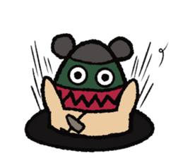 Punching Bag! Panda , bear or other...? sticker #9062809