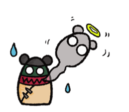 Punching Bag! Panda , bear or other...? sticker #9062811