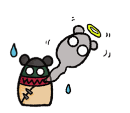 Punching Bag! Panda , bear or other...? sticker #9062811