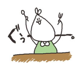 purse rabbit sticker #9063004