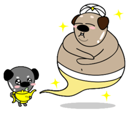 Baby twins Dog sticker #9063169