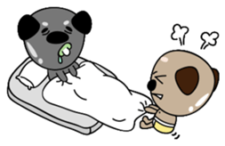 Baby twins Dog sticker #9063172