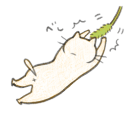 Cat and oranges sticker #9064240