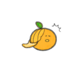 Cat and oranges sticker #9064252