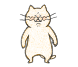 Cat and oranges sticker #9064272