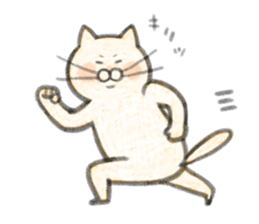 Cat and oranges sticker #9064284