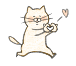 Cat and oranges sticker #9064288