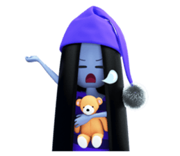 Awkward Kunti sticker #9064891