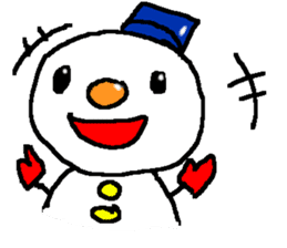 Snow man sticker! sticker #9065936