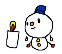 Snow man sticker! sticker #9065967