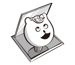 Cute white bears Vol.5 sticker #9066096