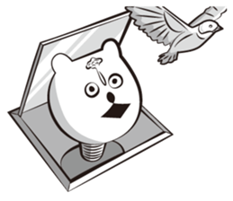 Cute white bears Vol.5 sticker #9066097