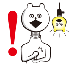 Cute white bears Vol.5 sticker #9066116