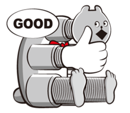 Cute white bears Vol.5 sticker #9066117