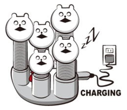 Cute white bears Vol.5 sticker #9066127