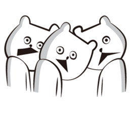 Cute white bears Vol.5 sticker #9066129